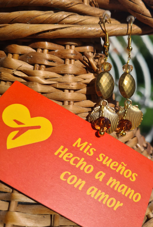 Ohrringe "Concha de oro"