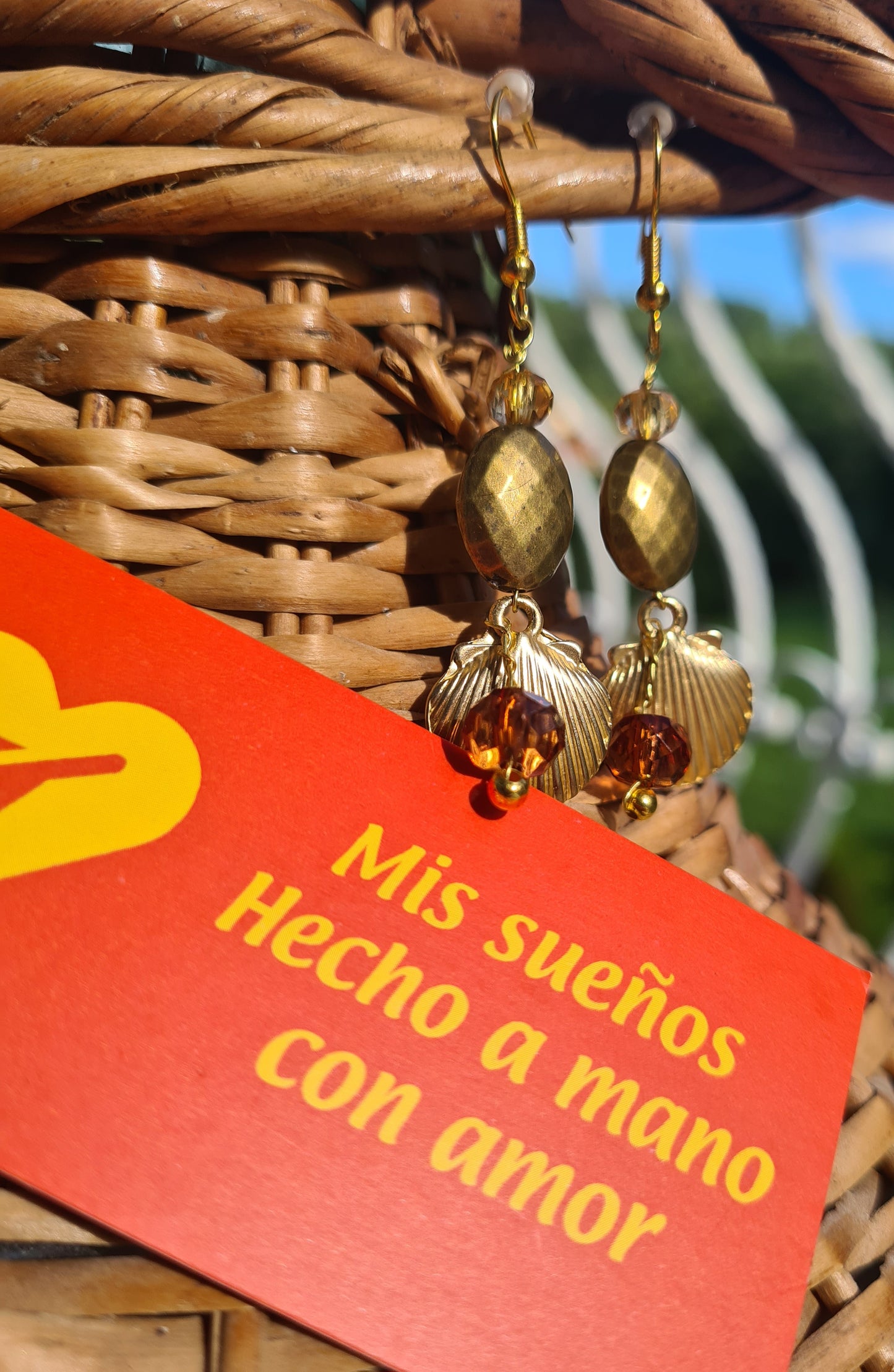 Ohrringe "Concha de oro"