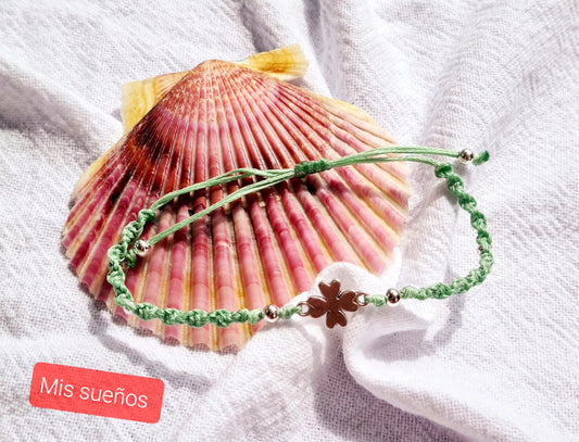Makramee-Armband "Amuleto de la suerte"