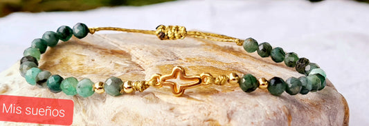 Edelstein-Armband "Smaragd"