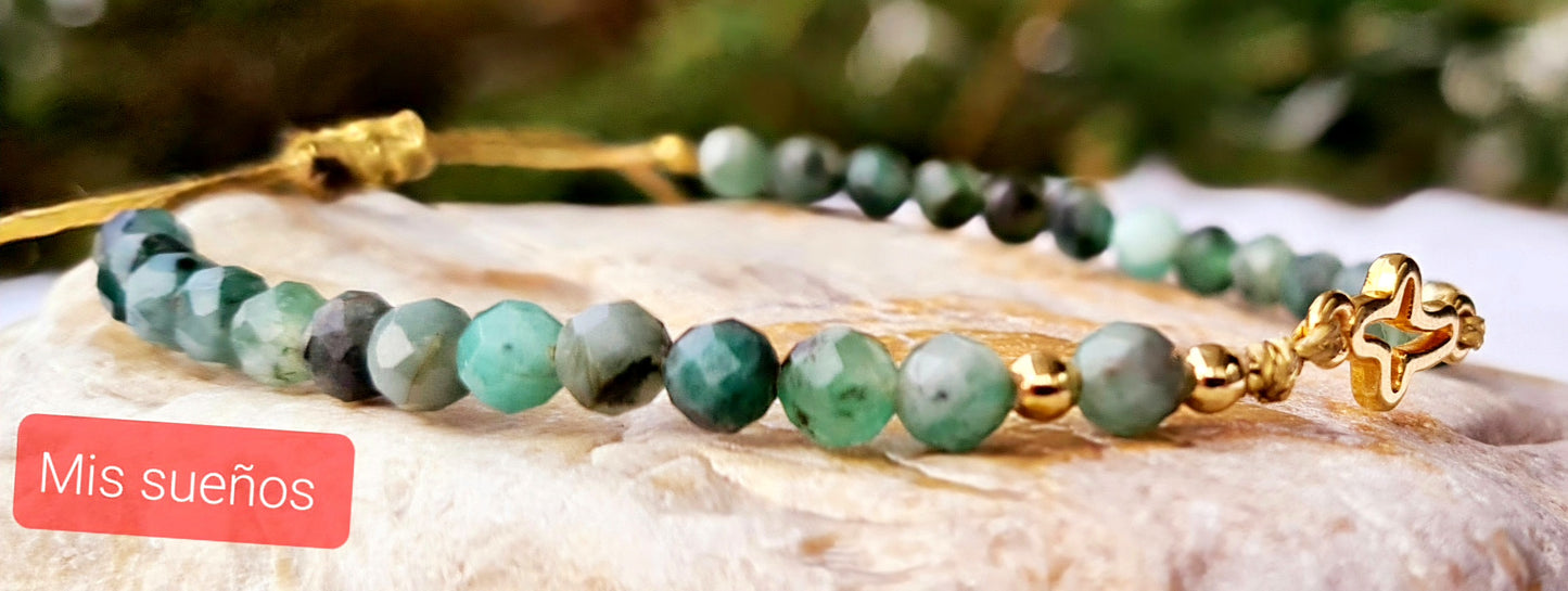 Edelstein-Armband "Smaragd"