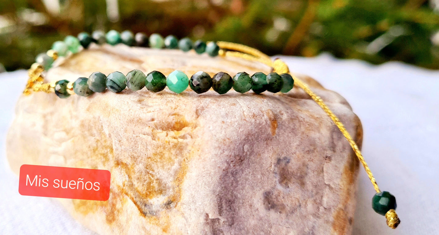 Edelstein-Armband "Smaragd"