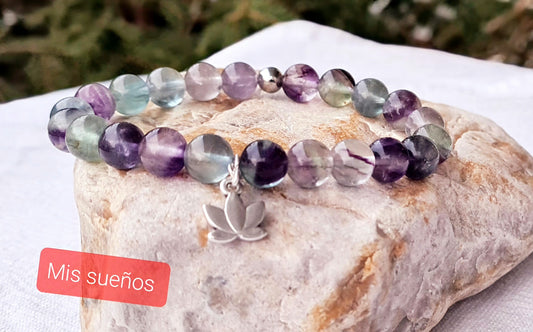 Edelstein-Armband "Fluorit"