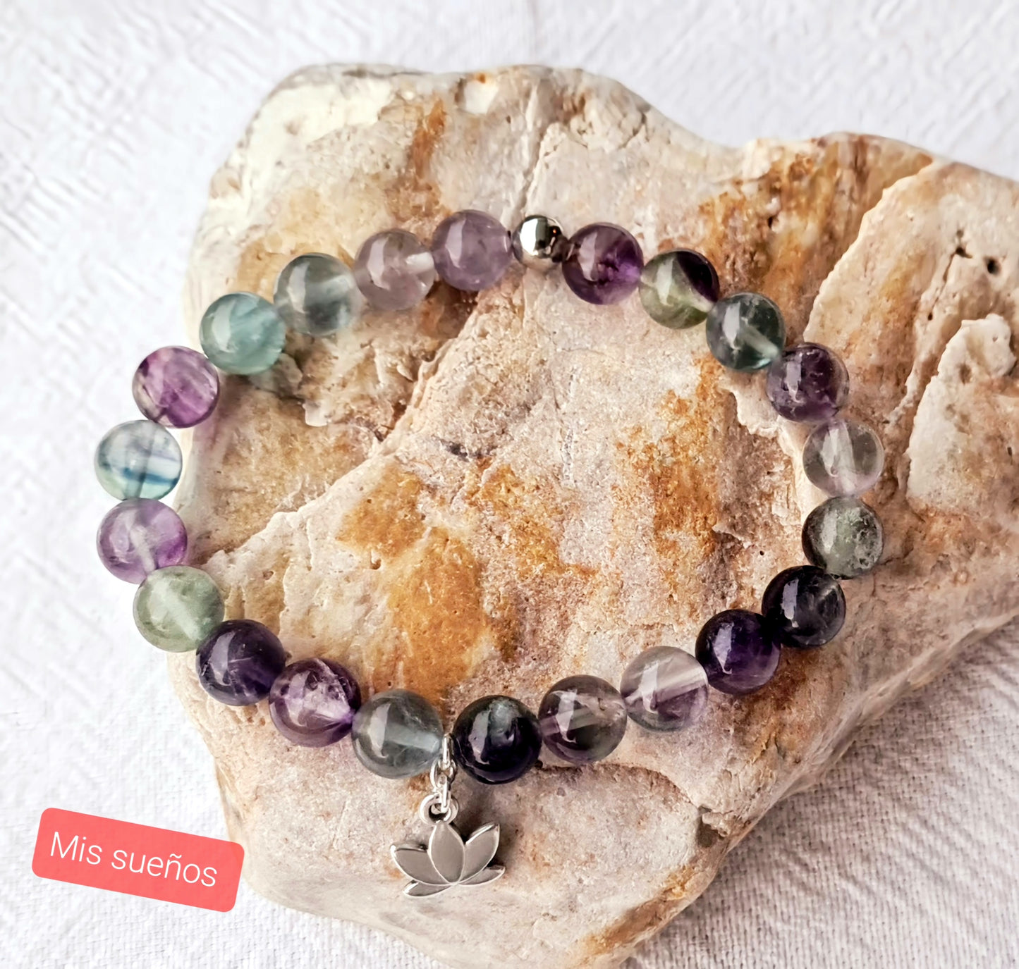 Edelstein-Armband "Fluorit"