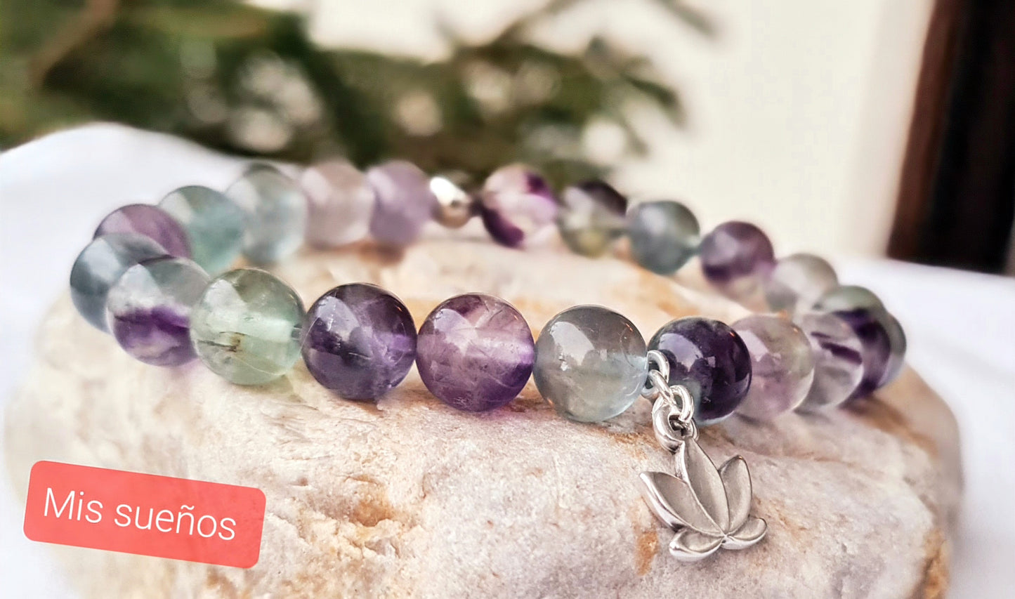 Edelstein-Armband "Fluorit"