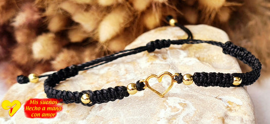 Makramee-Armband "Herz"