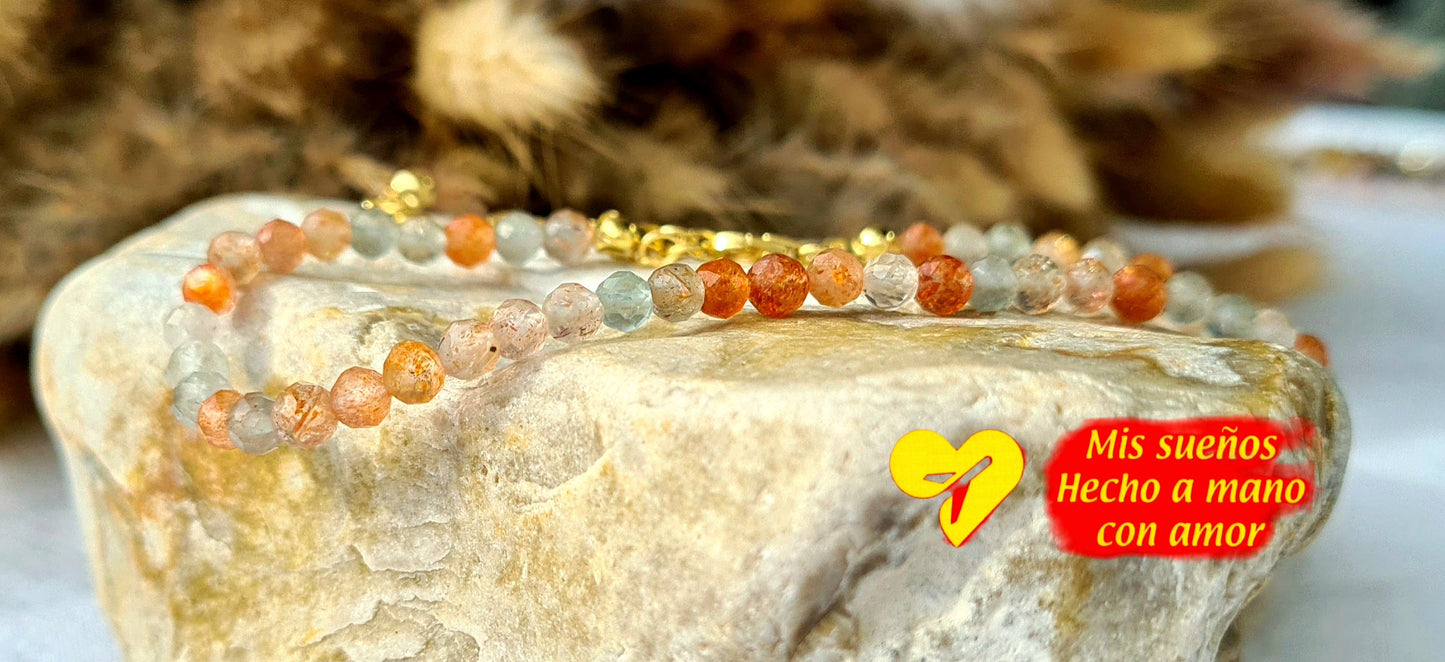 Armband "bunter Sonnenstein"