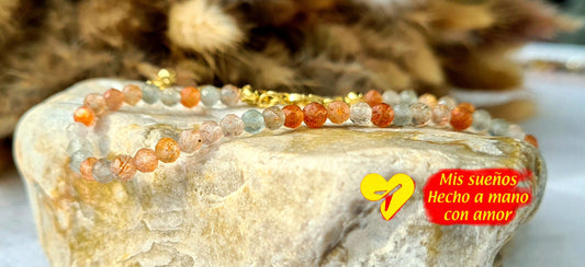 Armband "bunter Sonnenstein"