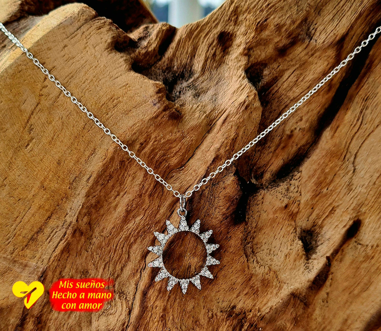 Sonne mit kleinen Zirkonia