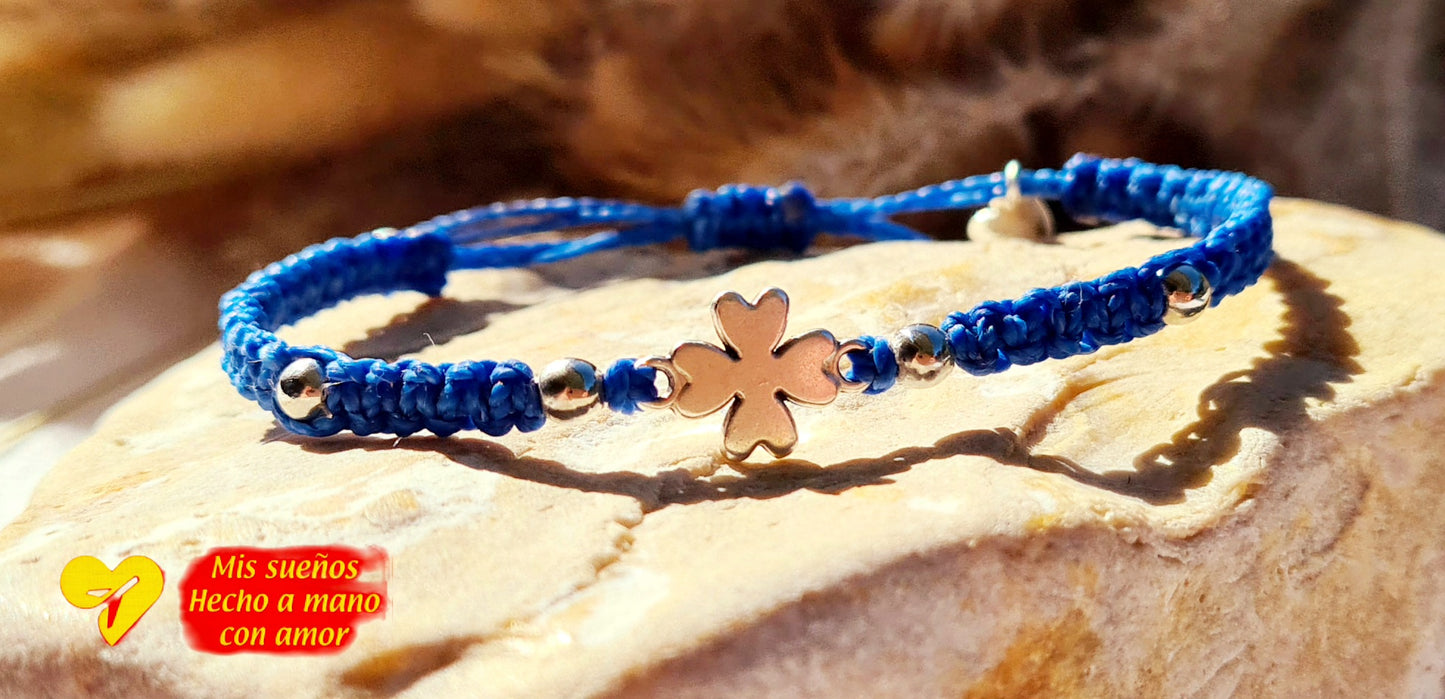 Makramee-Armband "Amuleto de la suerte"