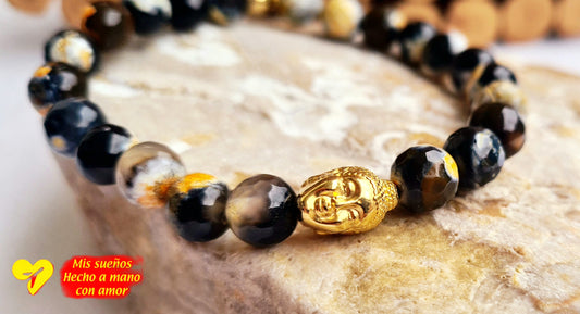Armband Sunset-Achat
