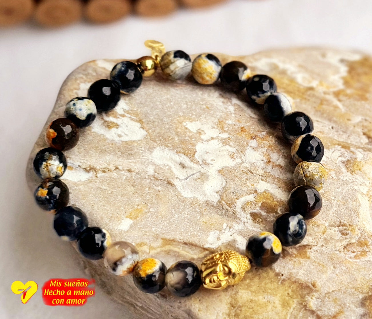Armband Sunset-Achat