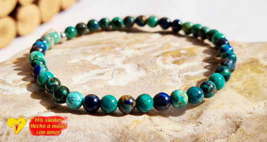 Armband Azurit-Malachit
