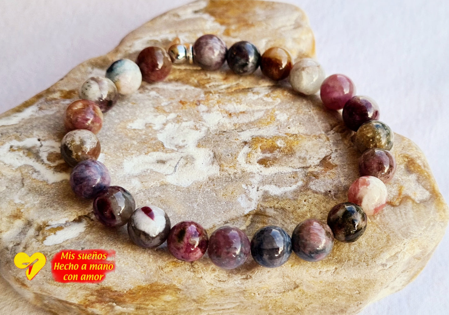 Armband Turmalin bunt