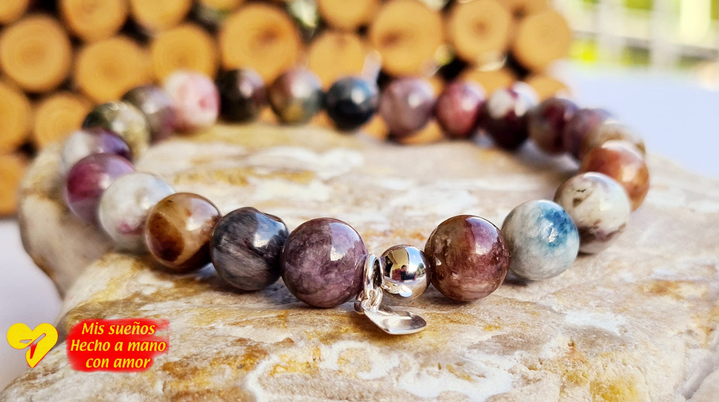 Armband Turmalin bunt