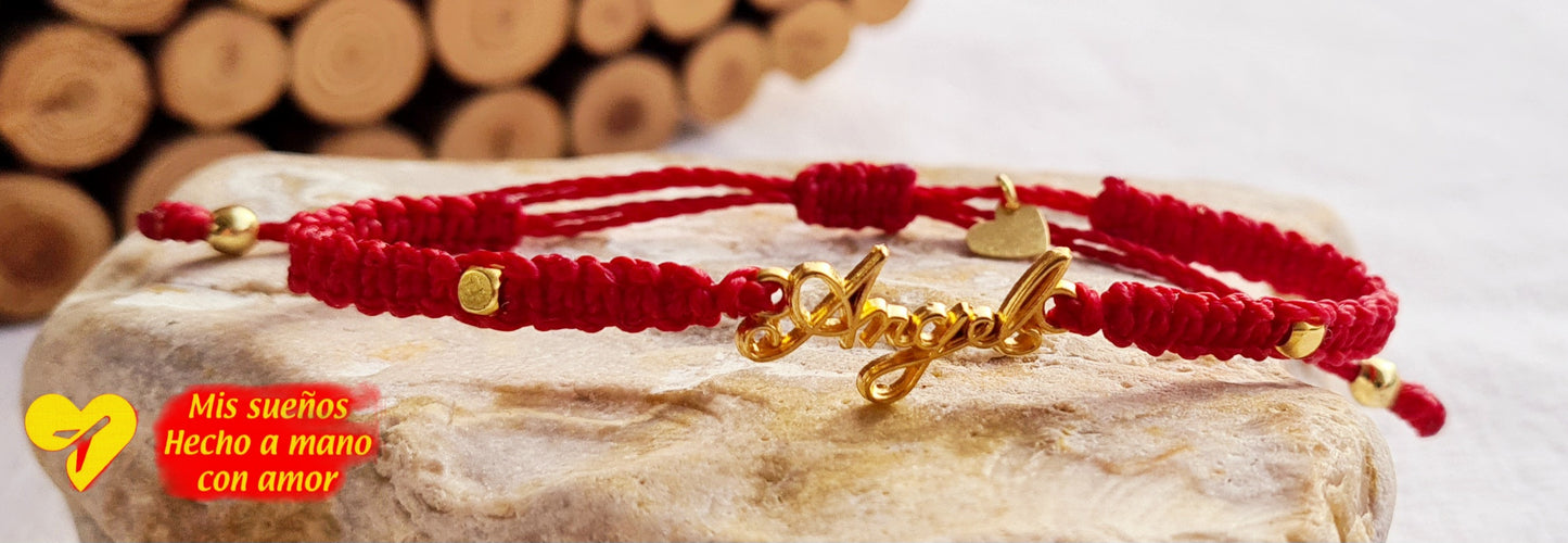 Makramee-Armband "Angel"