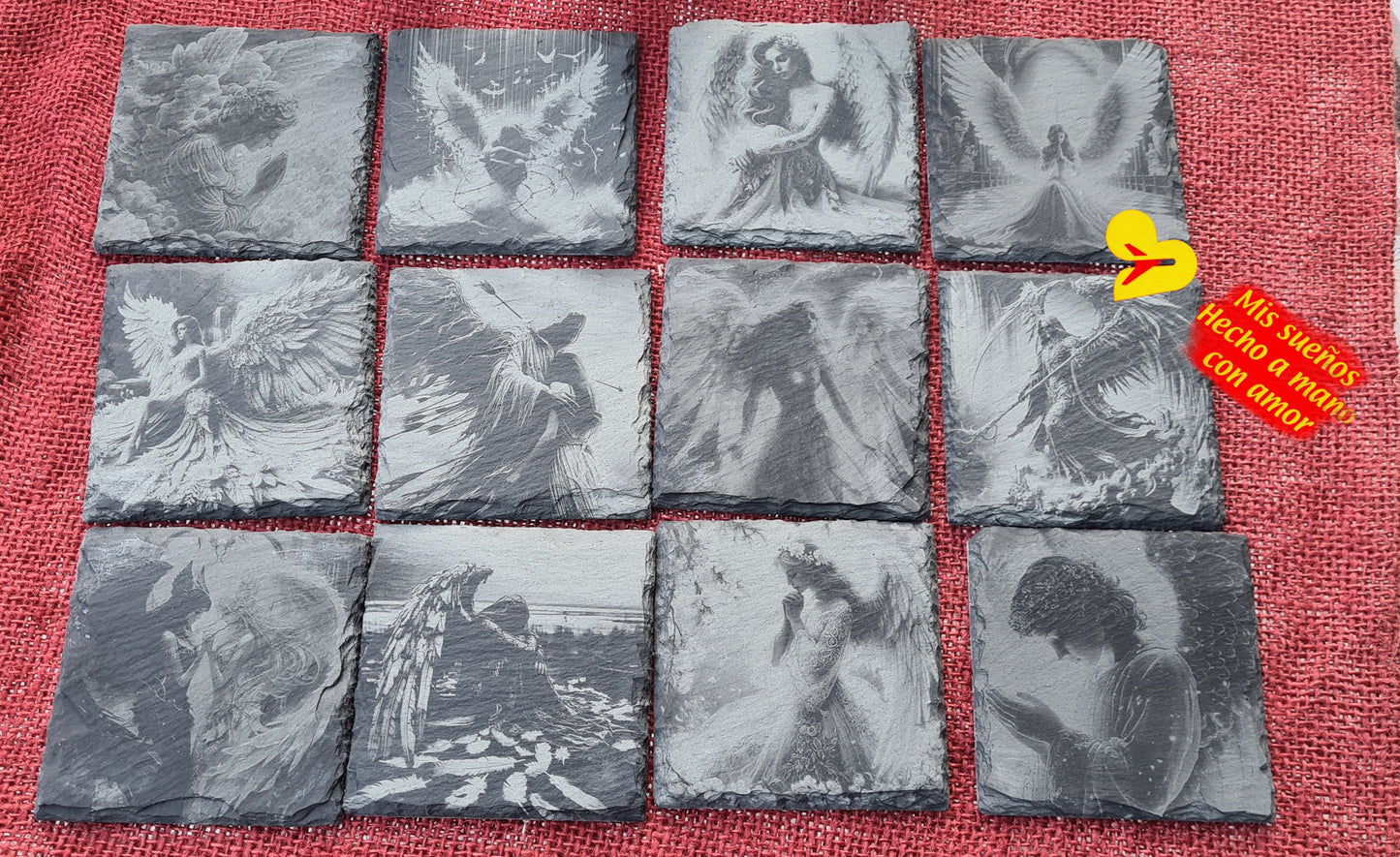 Untersetzer Set Engel