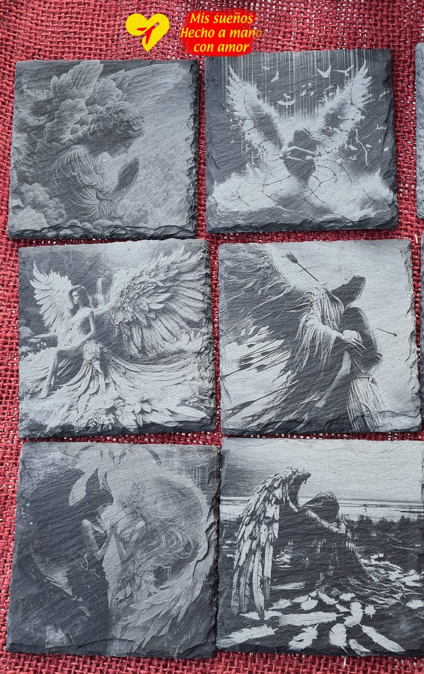 Untersetzer Set Engel