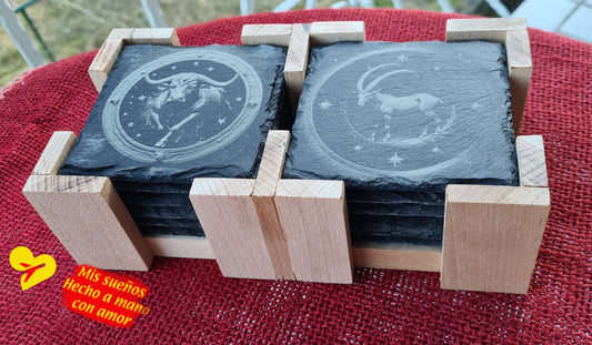 Untersetzer Set1 Sternzeichen