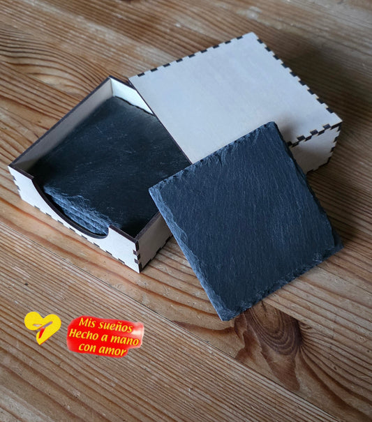 Untersetzer-Set mit individuellen Bildern