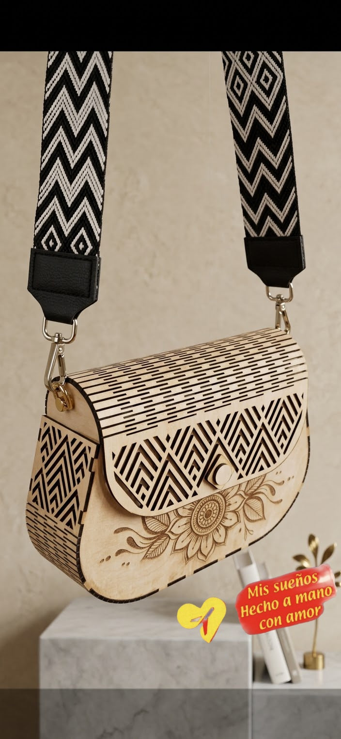 Handtasche Flower